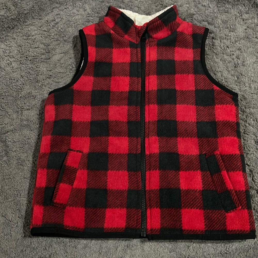 Boys Sherpa lined vest
